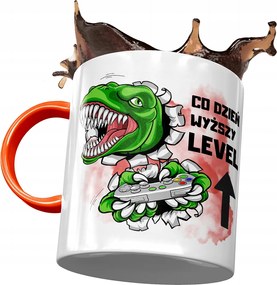 Narancssárga Bögre Vicces Minden Nap Felső szint Nyomtatott Fotóval