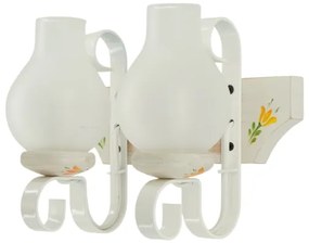 Brilagi - QUEEN fali lámpa 2xE14/40W/230V bükk/krémszínű