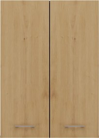 Pola mini DD felső fürdőszoba szekrény, antracit-tölgy