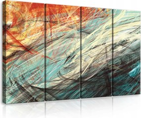 Vászonkép 120x80 Absztrakt dinamika energia mozgás poliptichon modern művészet