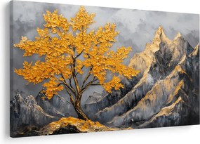 Kép – Arany fa a hegyekben (90x60 cm)