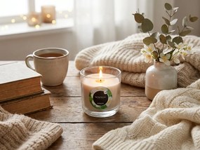 Illatos gyertya üvegben SPIRITUAL JASMINE 8,5 cm krémszínű