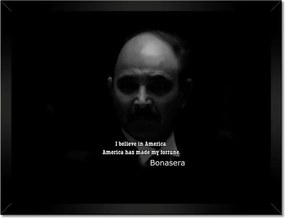 Poszterek keretben 40x30 Idézetek a Keresztapáról