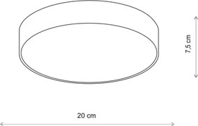 BRILAGI-LED RGBW dimmelhető fürdőszobai mennyezeti lámpa CLARE 1xE27/12W/230V IP54 bézs