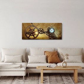 Kép a történelmi óramozgásokról (120x50 cm)