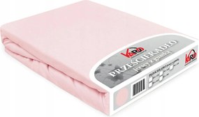 Gumis jersey lepedő 70x140 rózsaszín púderszínű Constance Karo