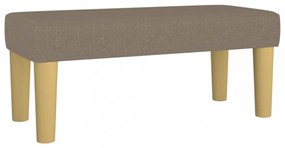 tópszínű szövet pad 70 x 30 x 30 cm