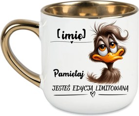 Elegáns bögre Ne feledd, hogy limitált kiadás +név 400 Fehér