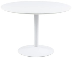 Ibiza Kerek Étkezőasztal Fehér 74cm