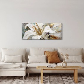 Kép - Absztrakció liliommal (120x50 cm)
