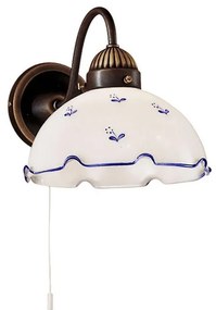 Kolarz 731.61.17 - Fali lámpa NONNA 1xE27/75W/230V kék