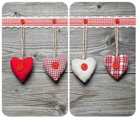 WENKO 2521481100 - 30x52 cm-es színes/szürke/átlátszó fedőlap