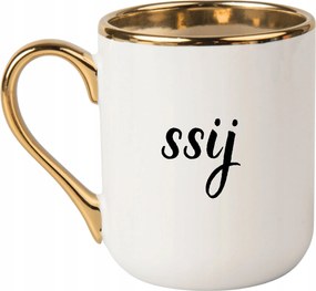 Bögre Elegáns Fehér Arany Rant Vicces Ajándék