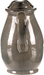 Kerámia váza kancsó formájú, közepes, szürke