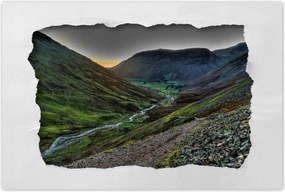 Poszterek 90x60 Napfelkelte a hegyekben