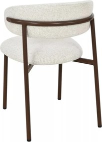 Elton II étkezőszék világosbézs/dió