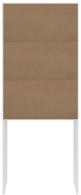 Fehér-natúr színű szekrény mosógép/WC fölé, tölgyfa dekorral 64x177 cm Wave – TemaHome