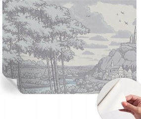 Divatos öntapadós fali tapéta Furnér Mesebeli táj 312x219 cm