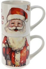 Santa 2 db-os bögrés szett, 265 ml, porcelán