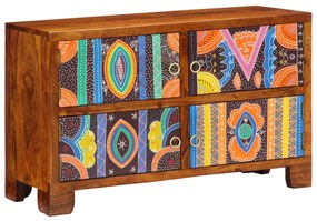 Cipőszekrény 90x35x55 cm Tömbfa Akáció