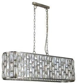 Searchlight 65818-8AB - Láncos csillár BIJOU 8xE14/40W/230V