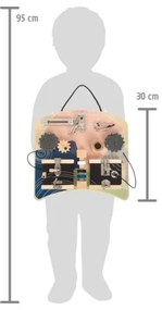 Small Foot - Motortábla zárakkal és forgó elemekkel