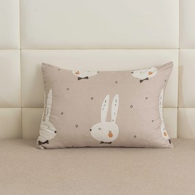 Mikroszálas lepedő 140x240 cm és párnahuzat 50x70 cm WHITE RABBIT, bézs