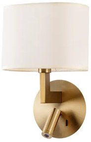 Brilagi - LED Fali lámpa DAYA 1xE14/40W/230V + LED/3W krémes/arany