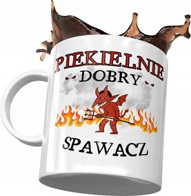 Bögre Hegesztőnek Pokolian Jó Hegesztő Nyomtatott Fotóval