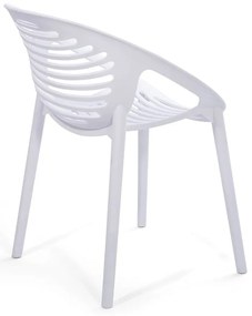 4 db fehér étkezőszék Jaanna és természetes asztal Marienlist - Bonami Essentials