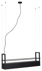 Okos lógólámpa fekete polccal, 4 Wi-Fi GU10 - Cage Rack