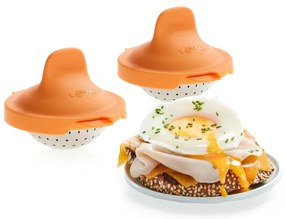 Szilikon buggyantott tojás főző forma szett 2 db-os Pouched egg cooker – Lékué