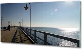 Fotó kép edzett üveg Erdő télen 100x70