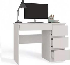 Fiókos íróasztal 98x51x76cm barna FUR1952-3