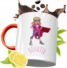 Narancssárga Bögre Gyerekeknek Gyereknapra, fényképes nyomattal