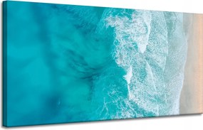 Vászonkép Hullámok Víz Nyugalom Óceán 120x60 cm Ideális ajándék