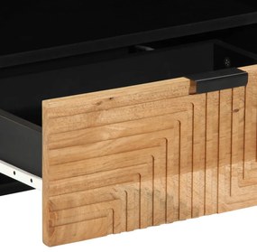 TV Szekrény 80x33,5x46 cm Tömör Akácfából