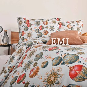 EMI Magic karácsonyi pamut ágyneműhuzat: Standard egyszemélyes szett 1x (200x140) + 1x (90x70) cm