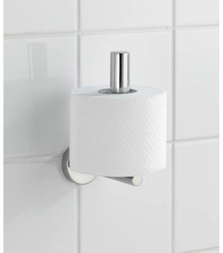 Fényes ezüstszínű fali rozsdamentes acél WC-papír tartó Bosio – Wenko