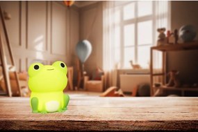 Zöld gyerek éjjelilámpa Willi – Fischer &amp; Honsel