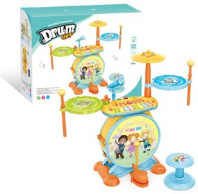 Dobkészlet zongora karaoke mikrofon 2 az 1-ben mp3 LED