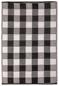 Kocka mintás kétoldalú kültéri szőnyeg, 122 x 182 cm
