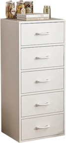 BeComfort fiókos szekrény 48x30x75 cm fehér FUR1921-3