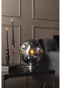 Swirl szürke üveg gyertyatartó, magasság 17 cm - PT LIVING