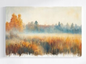 Vászonkép Canvas Tájkép Falu Rét Fák Természet 60x40