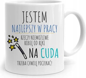 Munkás Bögre A Csodákra Várni Kell nyomott mintával