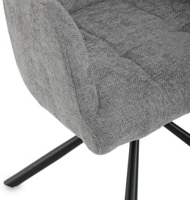 Étkezőszék szett visszatoló mechanizmussalDCH-T1122 GREY2, 2 db