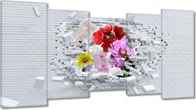 Vászonkép 150x80 Virágos falikép