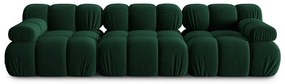 Zöld bársony kanapé 282 cm Bellis – Micadoni Home