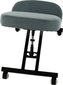 Ergonomikus zsámoly, világosszürke/fekete, KILIAN